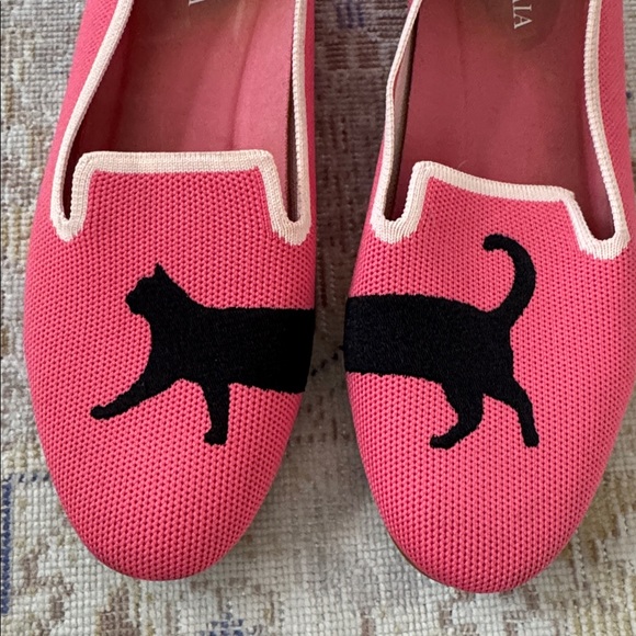 Vivaia Round-Toe Embroidered Loafers (Audrey)Size 40.5 - Picture 9 of 11